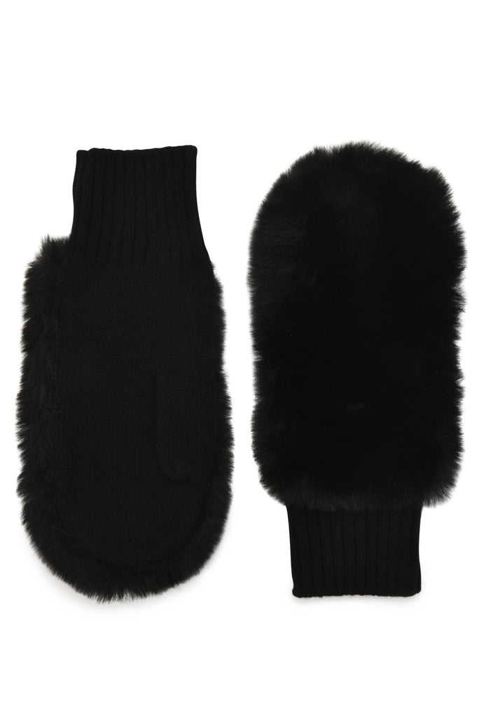 Cashmere Faux Fur Mittens | Plus Size Sustainable Fashion