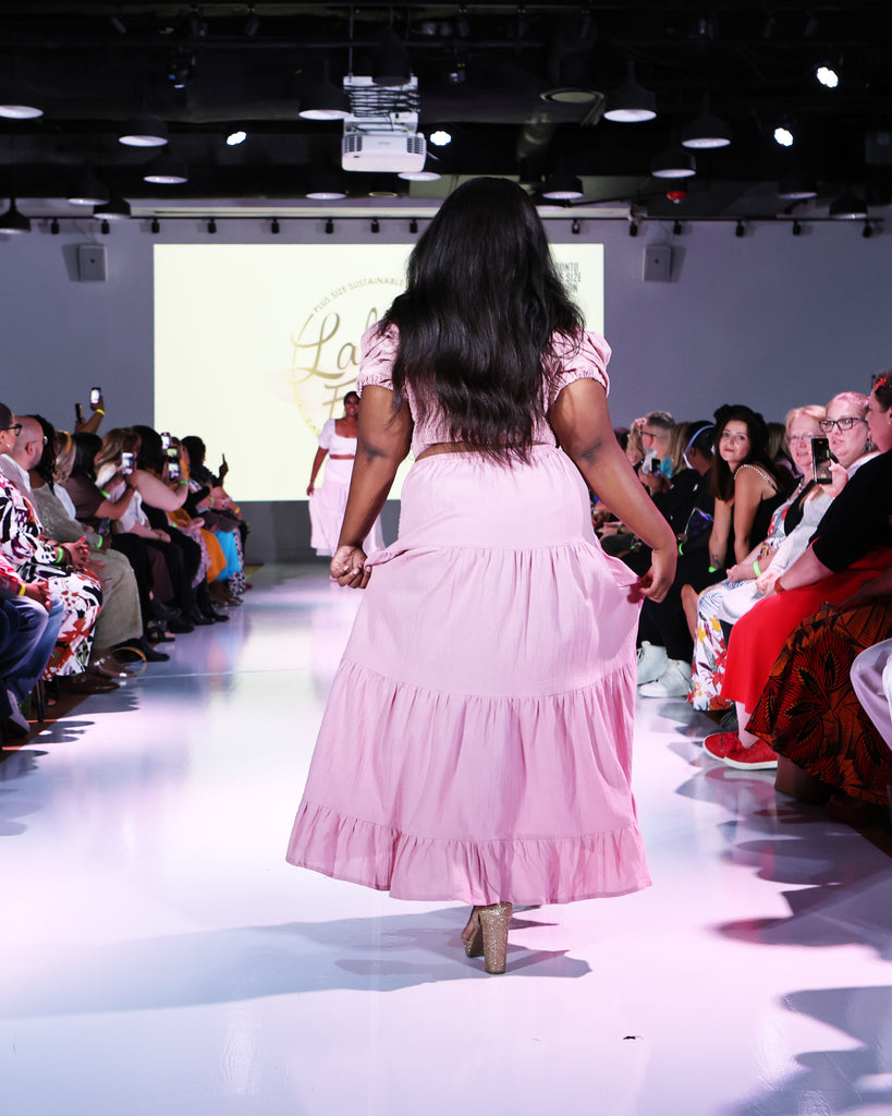 Casablanca Voluminous Skirt in Rose - Laluxe Femme