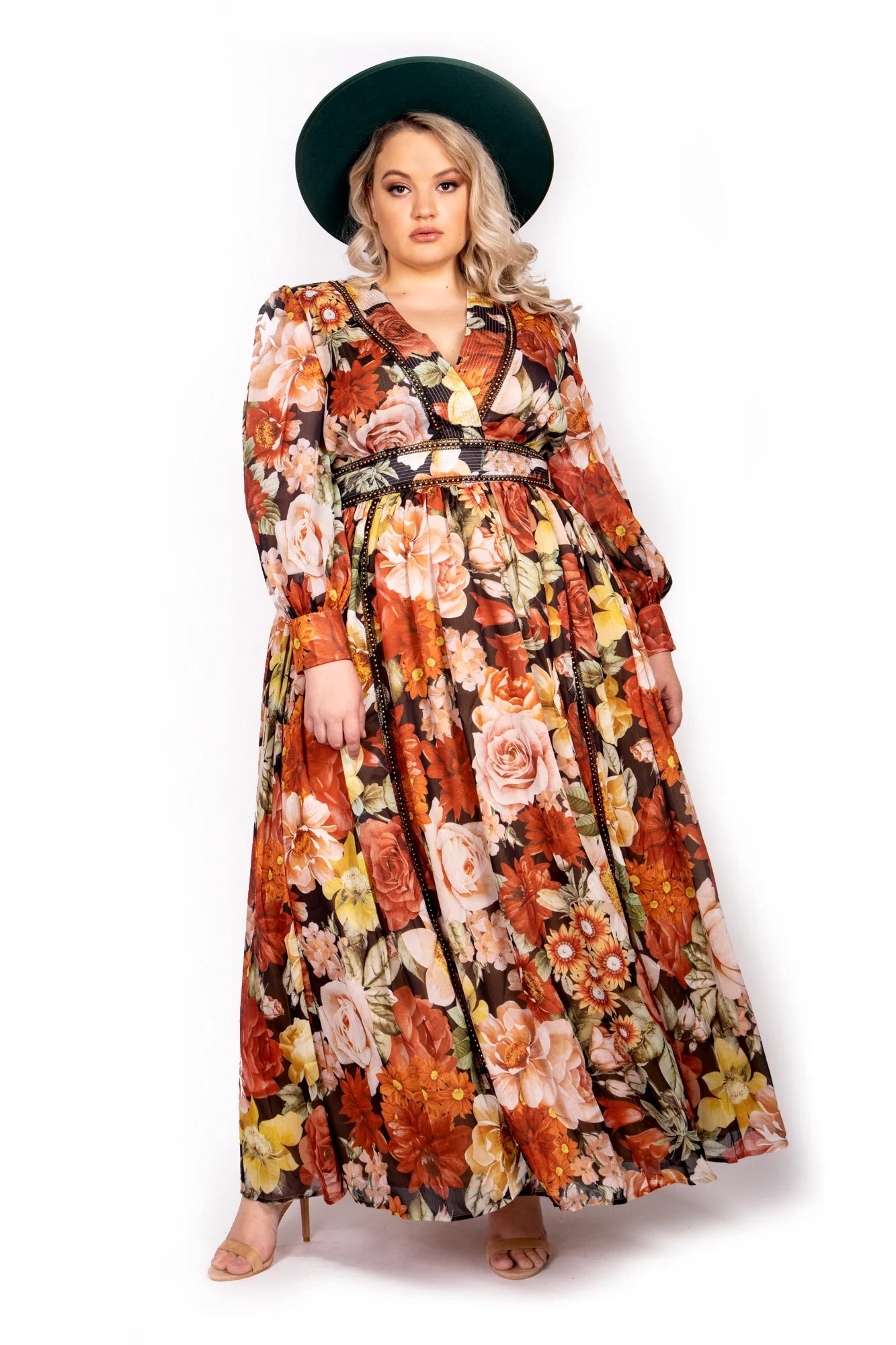 Sunflower Maxi Dress Laluxe Femme
