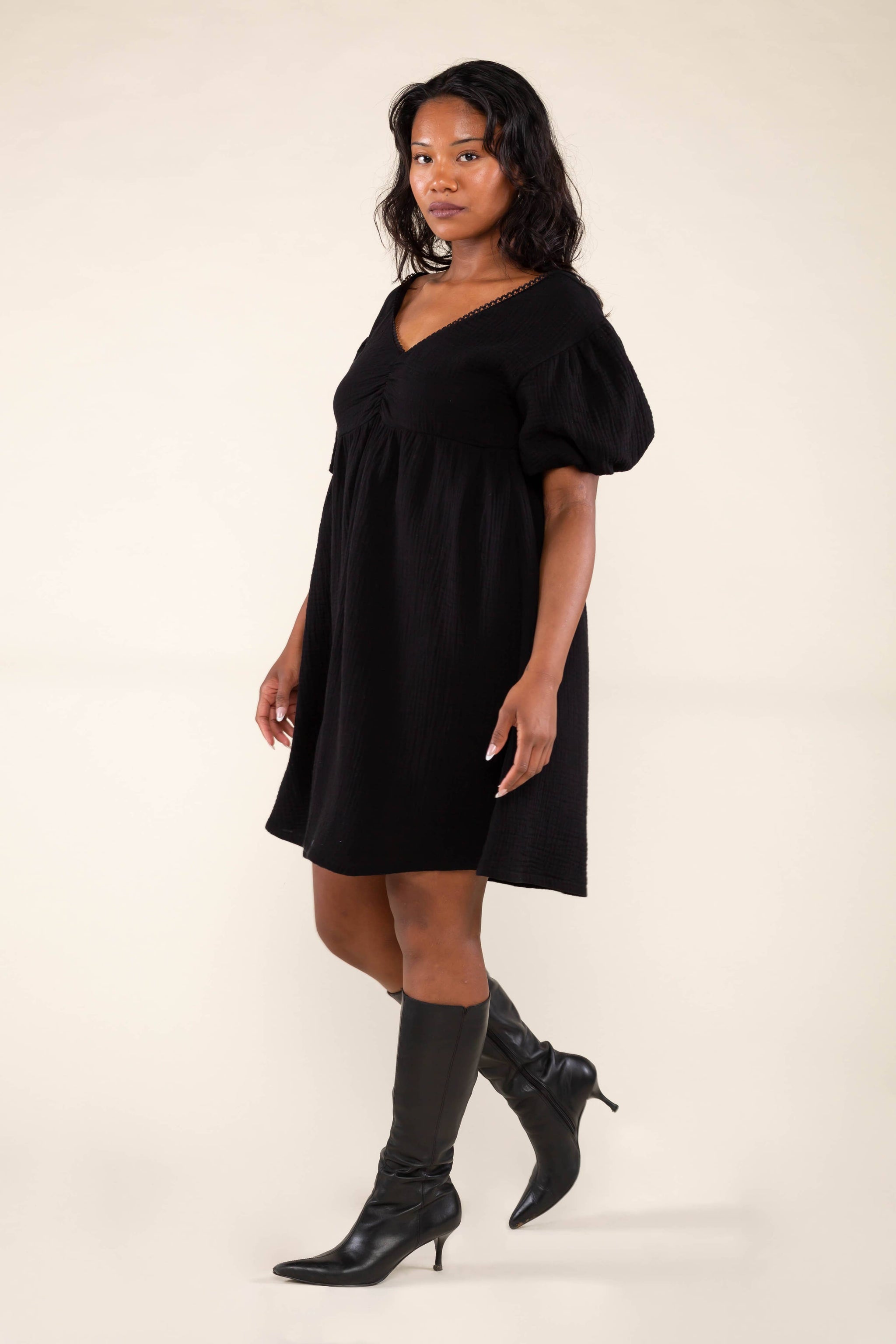 Elodie Dress in Black | Plus Size Clothing – Laluxe Femme