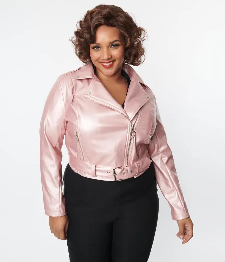 Pink 2025 leather top