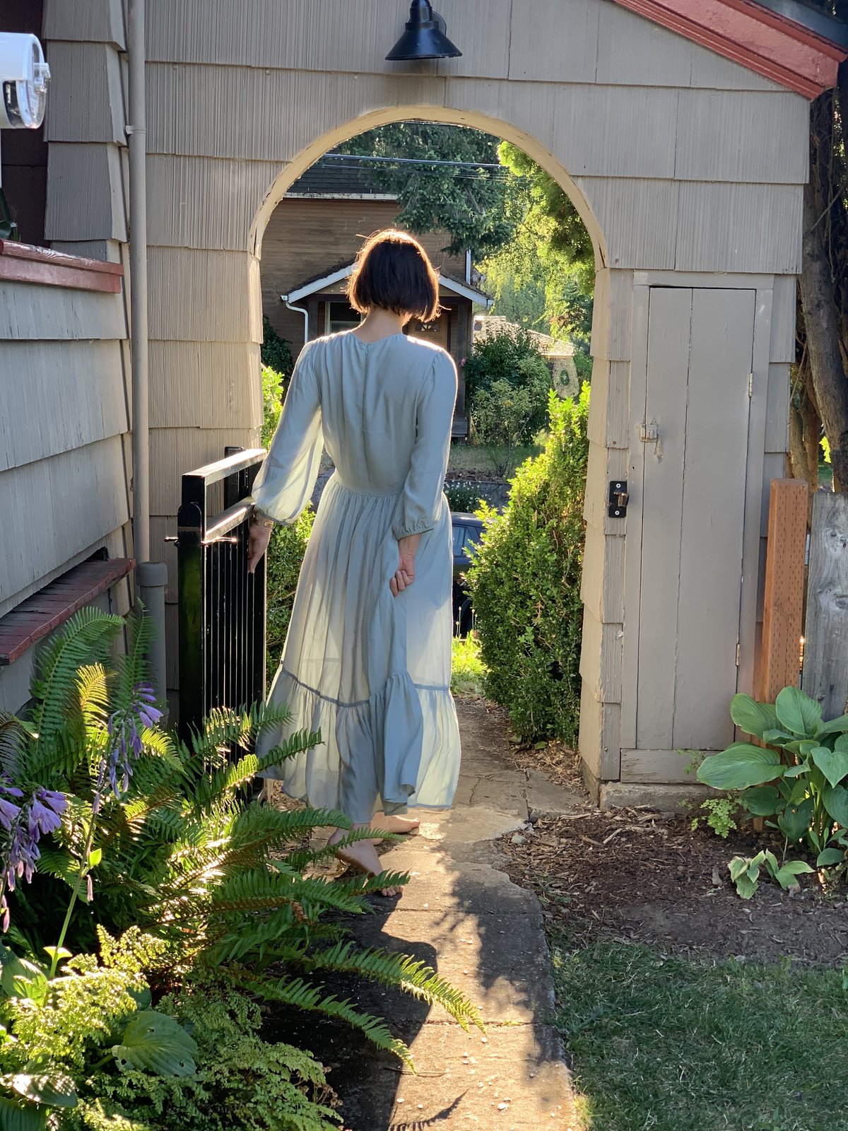 Aurora Dress in Sea Foam - Laluxe Femme
