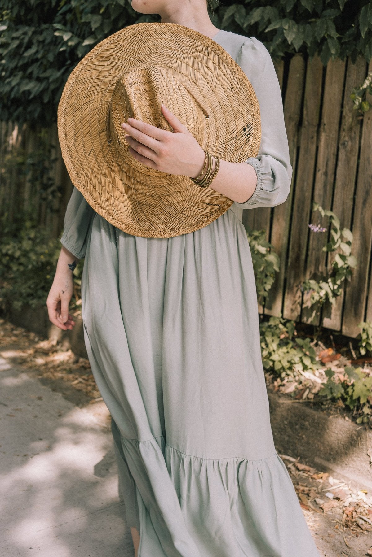 Aurora Dress in Sea Foam - Laluxe Femme