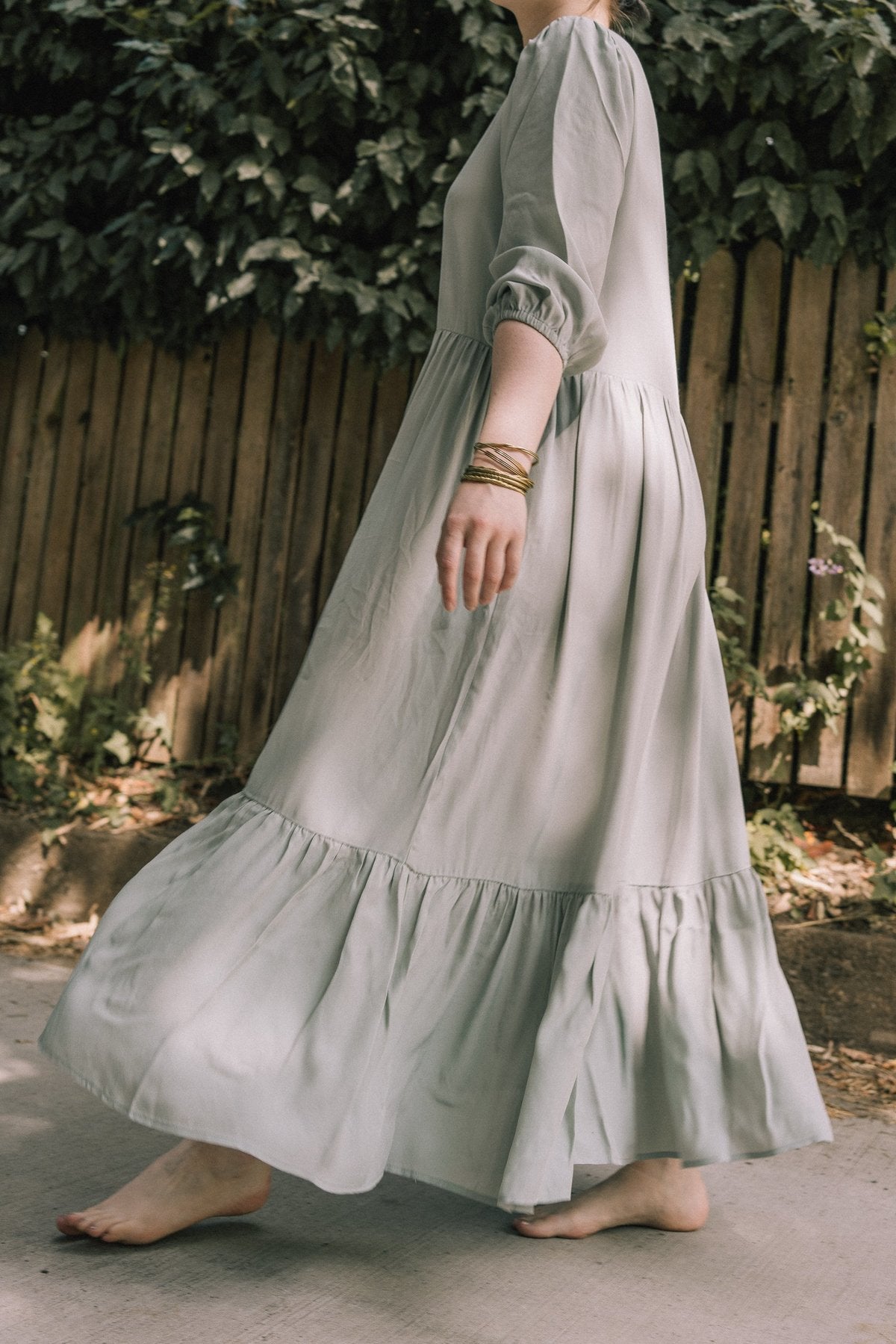 Aurora Dress in Sea Foam - Laluxe Femme