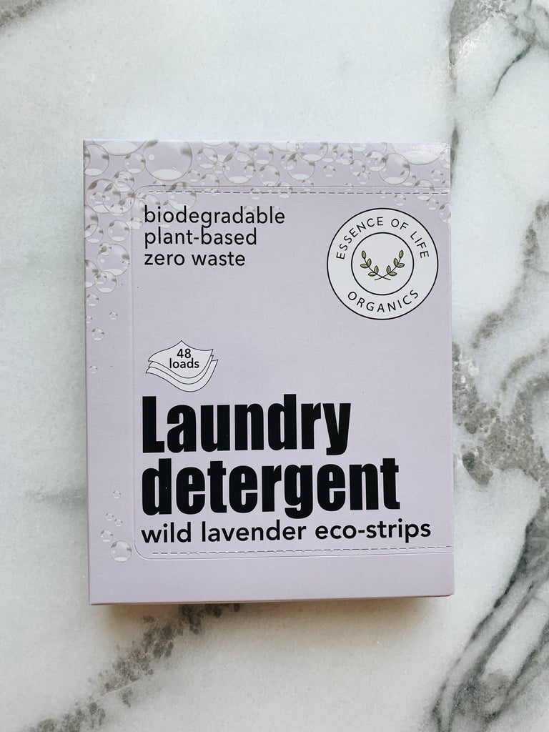 Zero Waste Laundry Detergent Strips, Wild Lavender - Laluxe Femme